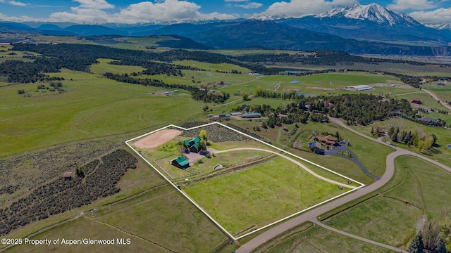 3 Red Wing Ln, Carbondale, CO 81623 - aerial view with a rural view and a mountain view