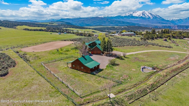 3 Red Wing Ln, Carbondale, CO 81623 - birds eye view of property with a rural view and a mountain view