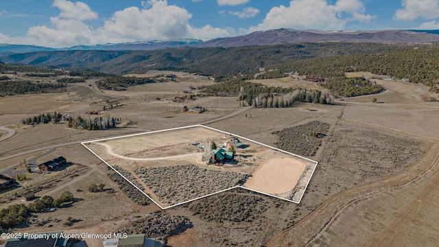 3 Red Wing Ln, Carbondale, CO 81623 - birds eye view of property with a mountain view and a rural view