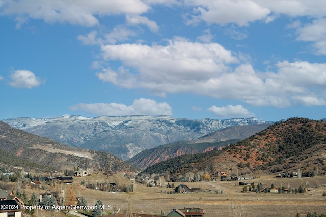 view of mountain feature