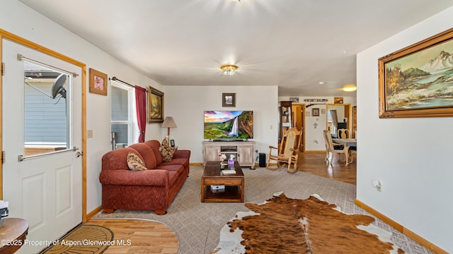 1300 Johnson Way, Craig, CO 81625 - carpeted living area featuring baseboards