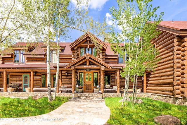 6855 Capitol Creek Rd, Snowmass, CO 81654 - cabin with log exterior