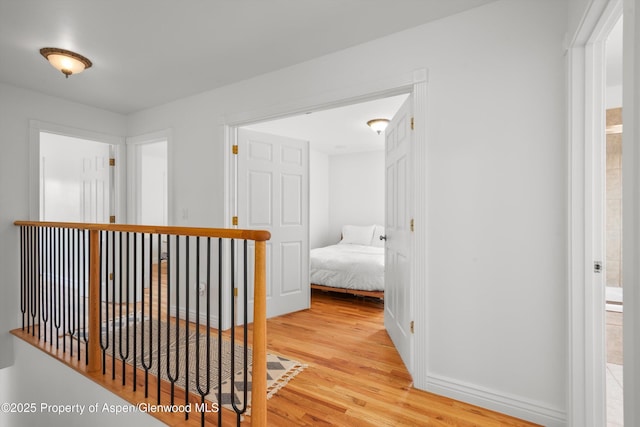 121 Ranch Creek Ln, Carbondale, CO 81623 - hall featuring light wood-type flooring and baseboards