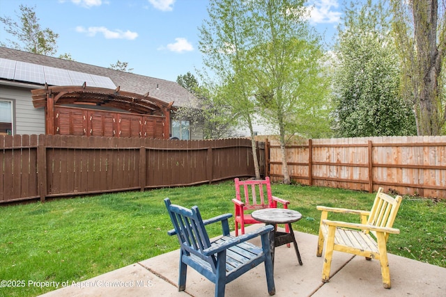 121 Ranch Creek Ln, Carbondale, CO 81623 - view of patio with a pergola
