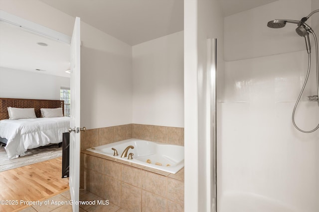 121 Ranch Creek Ln, Carbondale, CO 81623 - ensuite bathroom with a shower stall and a jetted tub