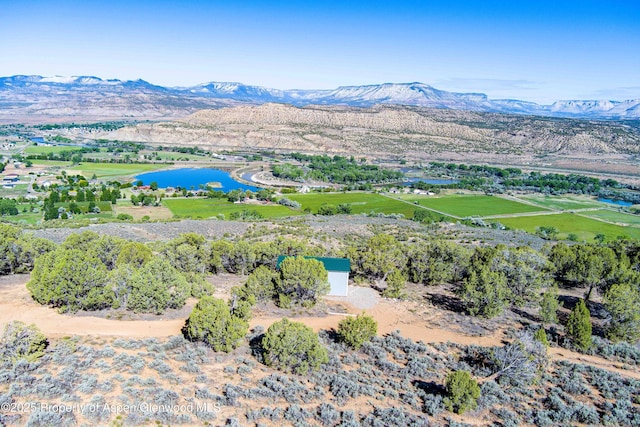 4472 V 5/10 Rd, De Beque, CO 81630 - bird's eye view of a water and mountain view