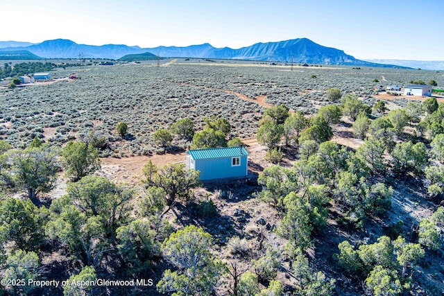 4472 V 5/10 Rd, De Beque, CO 81630 - overview of rural landscape featuring a mountain backdrop