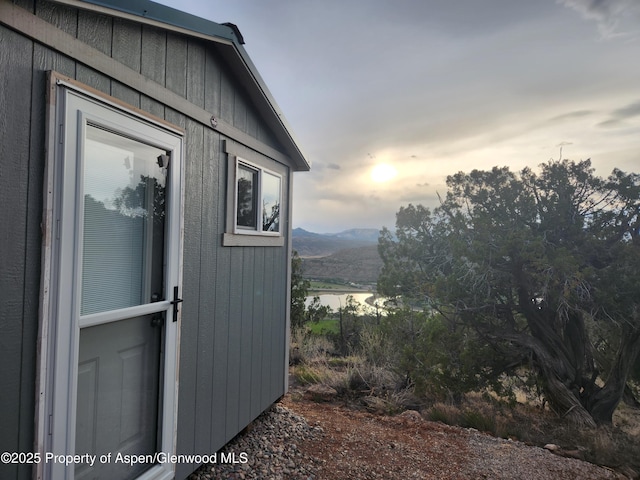 4472 V 5/10 Rd, De Beque, CO 81630 - view of outdoor structure with a mountain view