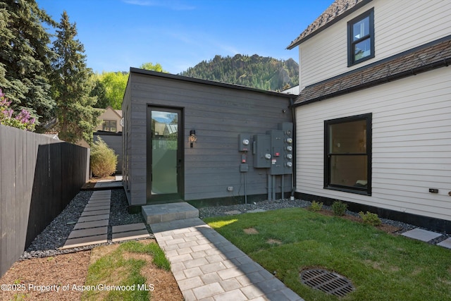 211 W Main St, Aspen, CO 81611 - entrance to property featuring a mountain view and a high end roof