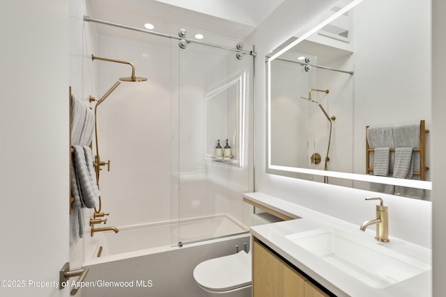 211 W Main St, Aspen, CO 81611 - full bath with shower / tub combination, vanity, and toilet