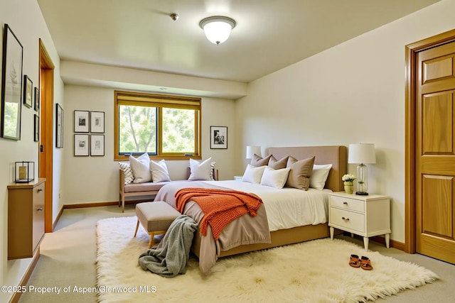 201 14th St Unit 300, Glenwood Springs, CO 81601 - bedroom featuring light carpet and baseboards