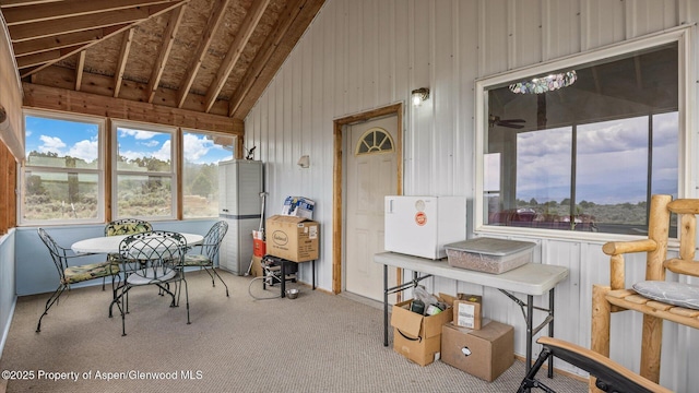2051 Grass Mesa Rd, Rifle, CO 81650 - sunroom featuring healthy amount of natural light and lofted ceiling