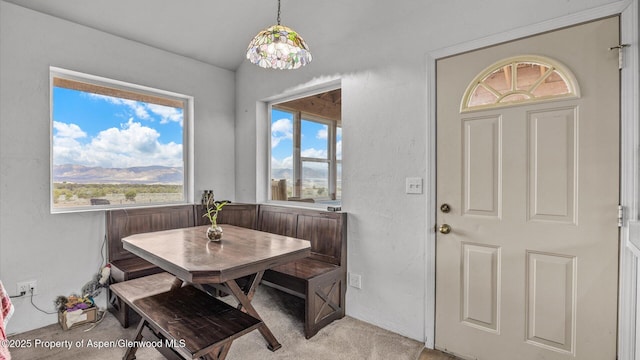 2051 Grass Mesa Rd, Rifle, CO 81650 - dining area with light colored carpet