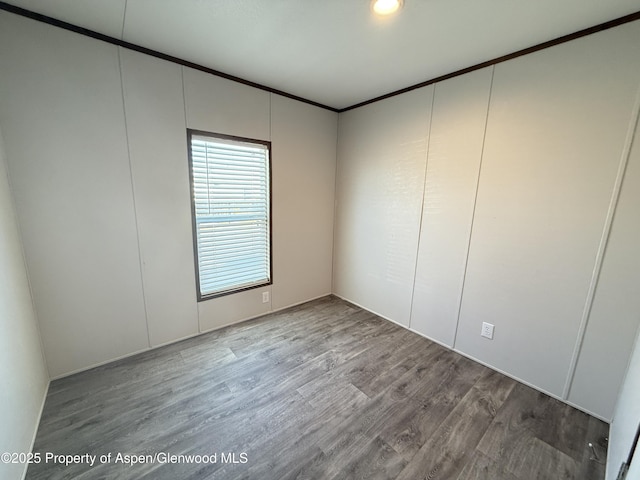 interior space with wood-type flooring