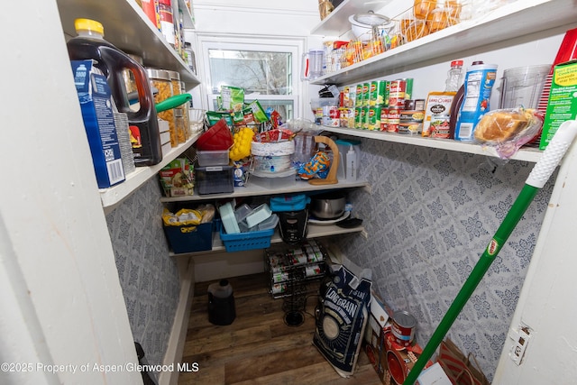 view of pantry