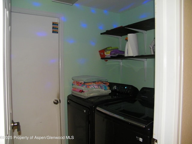 1558 E 12th St, Rifle, CO 81650 - washroom with separate washer and dryer