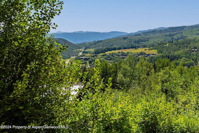 view of mountain feature