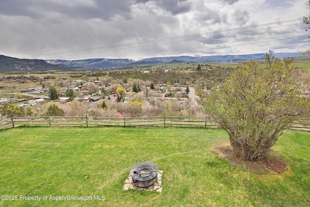 58590 Pe 3/10 Rd, Collbran, CO 81624 - view of yard featuring a mountain view and a view of rural / pastoral area