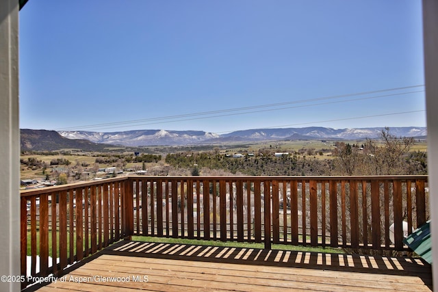 58590 Pe 3/10 Rd, Collbran, CO 81624 - deck with a mountain view