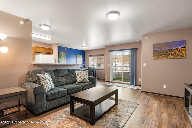 18 Angelica Cir, Parachute, CO 81635 - living area with wood finished floors and baseboards