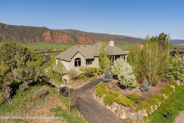 587 Hillcrest Dr, Basalt, CO 81621 - view of subject property with a mountain backdrop