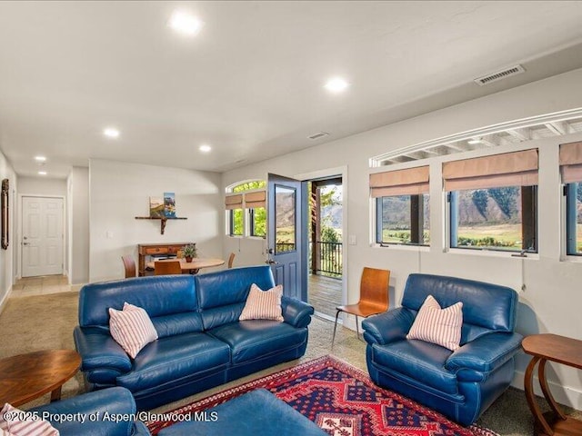587 Hillcrest Dr, Basalt, CO 81621 - living room with recessed lighting and baseboards