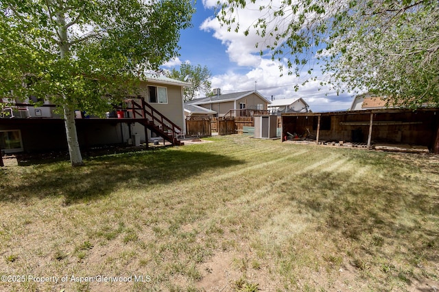212 River Rd, Rangely, CO 81648 - view of yard with stairway