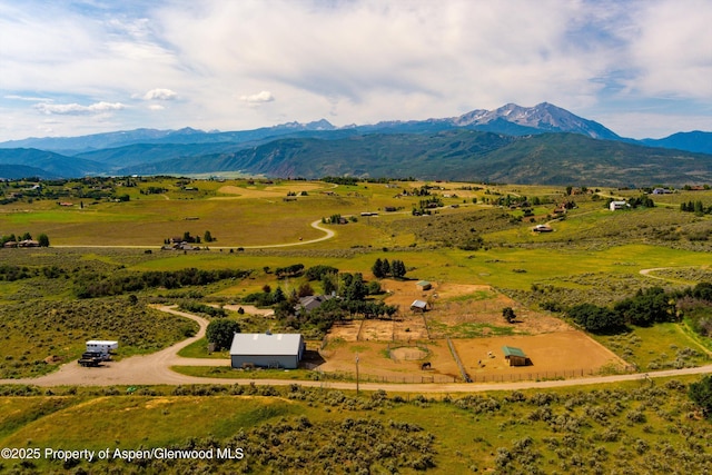 1459 County Road 102, Carbondale, CO 81623 - aerial view featuring a rural view and a mountain view