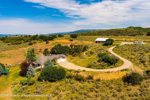 1459 County Road 102, Carbondale, CO 81623 - drone / aerial view with a mountain view