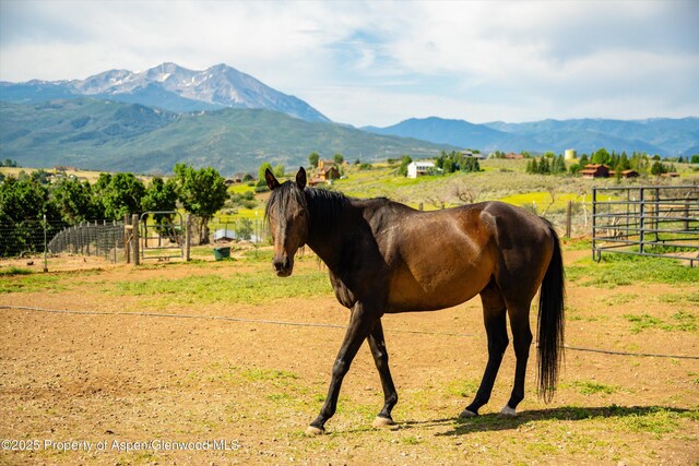 1459 County Road 102, Carbondale, CO 81623 - view of stable featuring a rural view and a mountain view