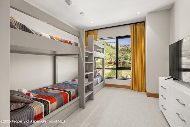 45 Wood Rd Unit 403, Snowmass Village, CO 81615 - bedroom with light carpet and recessed lighting