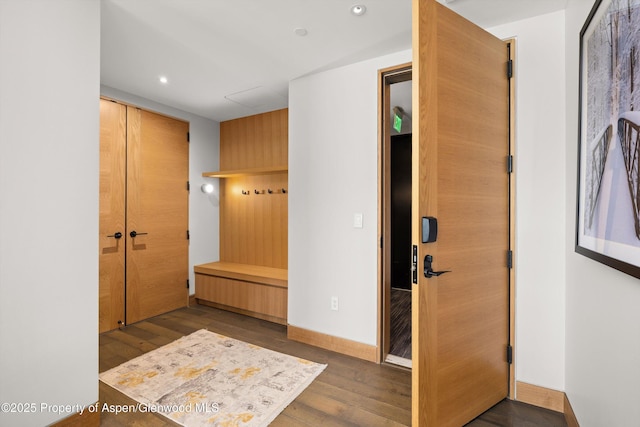 45 Wood Rd Unit 403, Snowmass Village, CO 81615 - foyer entrance with wood finished floors and recessed lighting