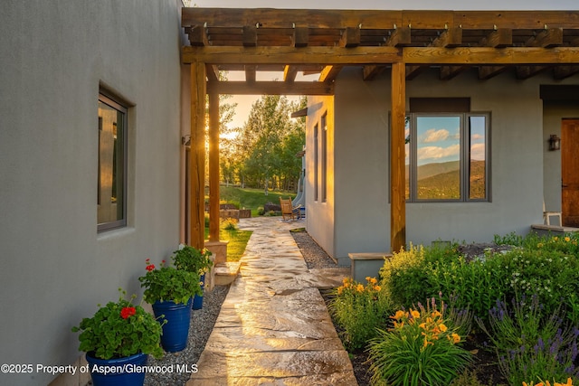 1432 Hooks Spur Rd, Basalt, CO 81621 - view of side of home with stucco siding