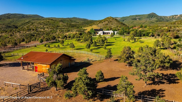 1432 Hooks Spur Rd, Basalt, CO 81621 - overview of rural landscape featuring a mountainous background and agricultural land