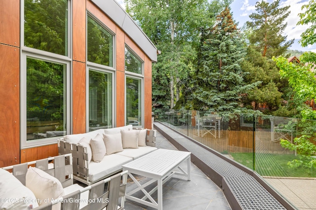 63 Smuggler Grove Rd, Aspen, CO 81611 - balcony with outdoor lounge area