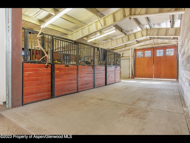 view of stable