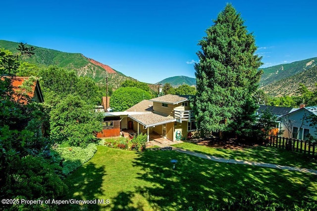 1105 Bennett Ave, Glenwood Springs, CO 81601 - view of yard featuring a mountain view