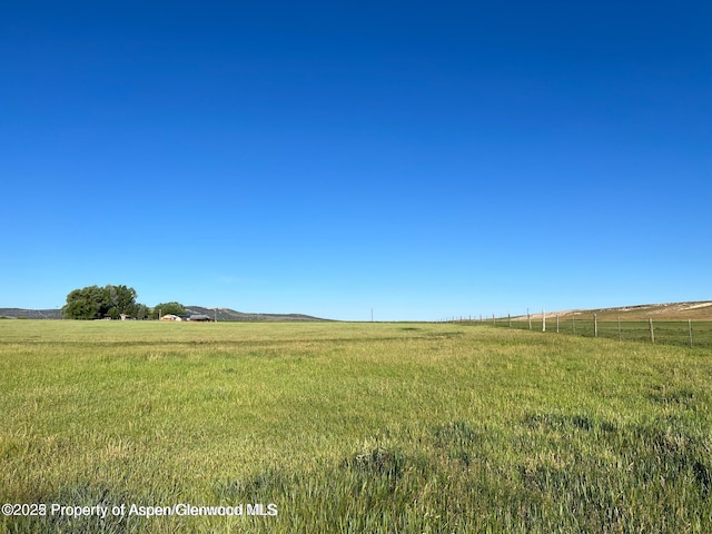 view of nature featuring a rural view