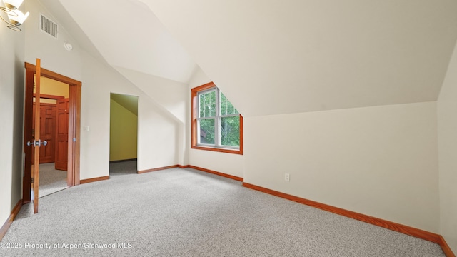 148 Laird Ln, Glenwood Springs, CO 81601 - bonus room featuring carpet floors and vaulted ceiling