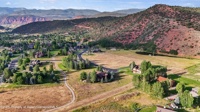 148 Laird Ln, Glenwood Springs, CO 81601 - aerial overview of property's location featuring mountains