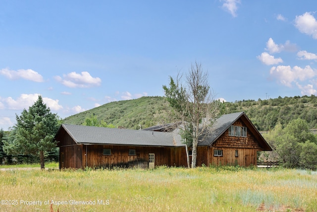176 Letey Ln, Woody Creek, CO 81656 - view of home's exterior featuring a mountain view