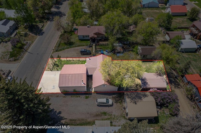 648 Colorado St, Craig, CO 81625 - aerial view of residential area featuring property boundaries highlighted