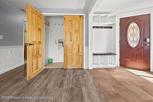 648 Colorado St, Craig, CO 81625 - foyer with wood finished floors