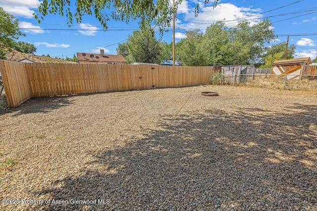 627 Lake St, Rangely, CO 81648 - view of fenced backyard