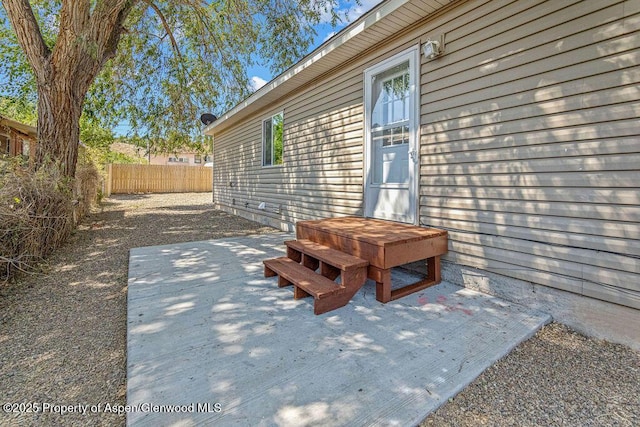 627 Lake St, Rangely, CO 81648 - view of patio / terrace with entry steps