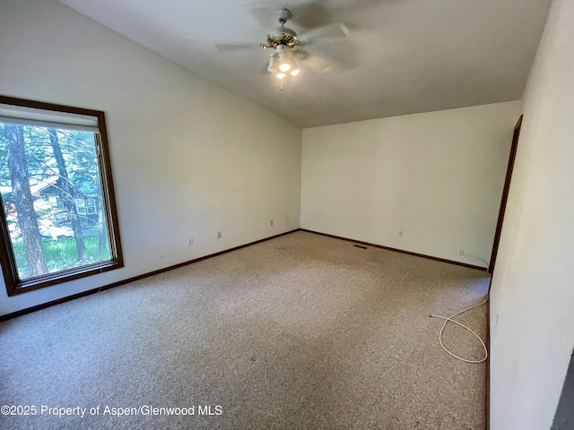 6616 High Dr, Morrison, CO 80465 - unfurnished room with light carpet and ceiling fan
