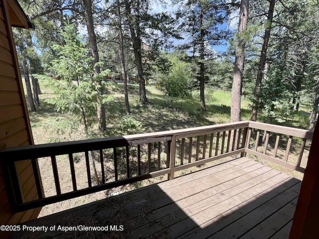 6616 High Dr, Morrison, CO 80465 - view of wooden terrace
