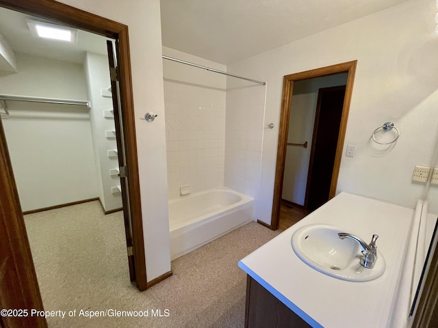 6616 High Dr, Morrison, CO 80465 - full bathroom with vanity and  shower combination