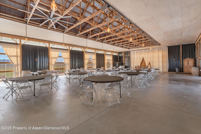 1210 County Road 103, Craig, CO 81625 - dining space featuring finished concrete floors