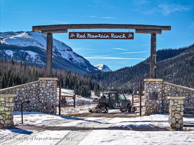 2418 Usfs Rd Unit 526, Creede, CO 81130 - view of mountain background with a forest